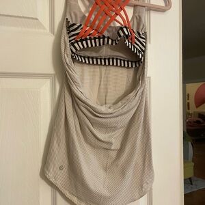 Striped Tank Top with Strappy Back